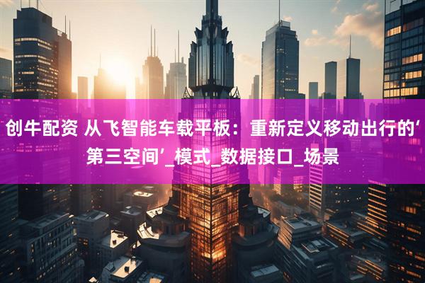 创牛配资 从飞智能车载平板：重新定义移动出行的‘第三空间’_模式_数据接口_场景